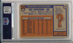 Roy Jefferson Redskins Signed/Autographed 1976 TOPPS Card #289 PSA/DNA 166256