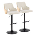 Stella - Contemporary With Swivel And Rounded T Footrest (Set