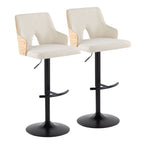 Stella - Contemporary With Swivel And Rounded T Footrest (Set