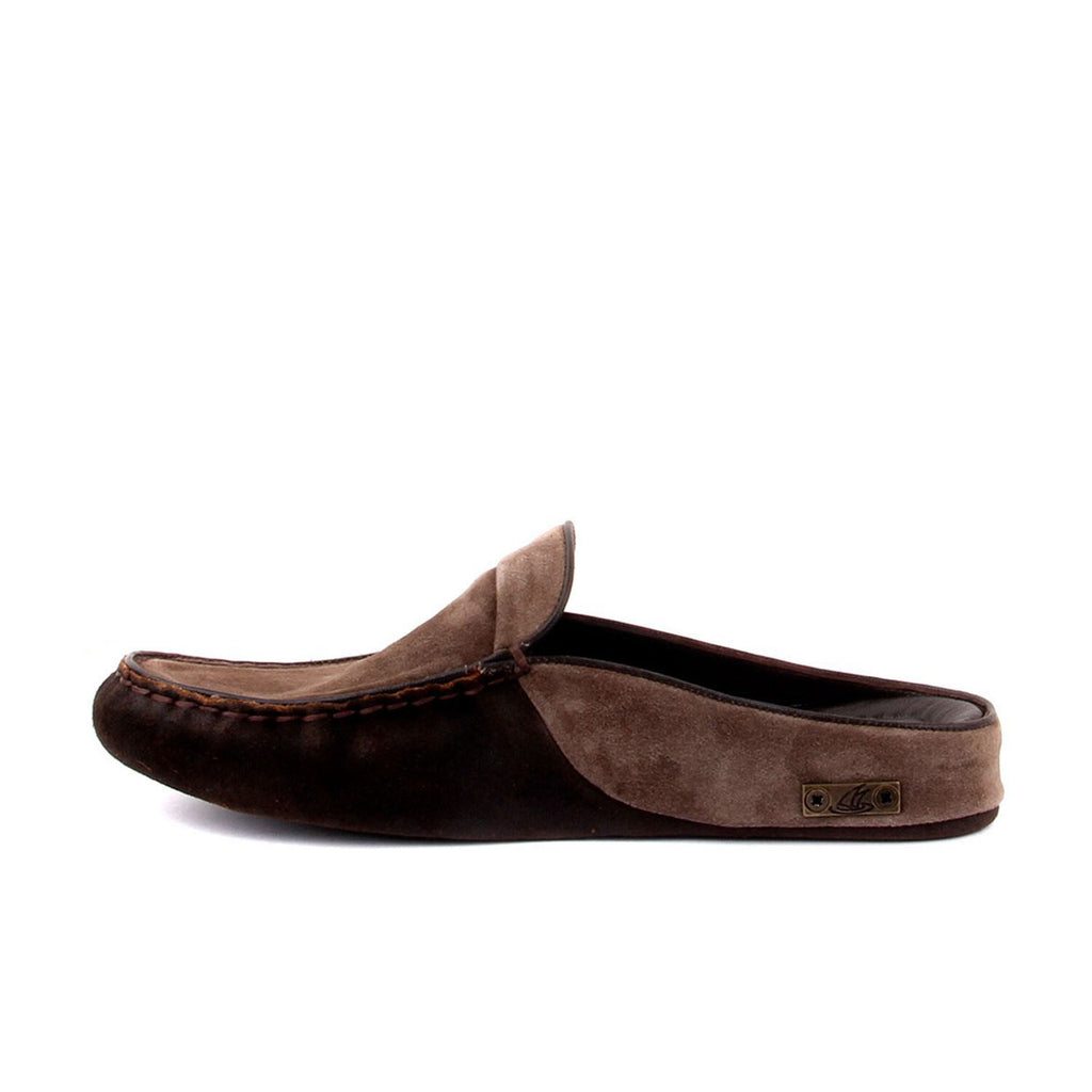 Men's Leather Suede Slip On Loafers // Brown
