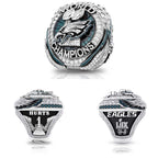 Philadelphia Eagles Championship Ring Set – 5pcs Super Bowl Replica Collectible Set