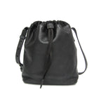 Louis Vuitton // Monogram Shadow Leather Bucket Bag // Black // Pre-Owned