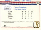 Mike Eruzione Signed 1991 Impel #71 1980 U.S. Olympic Hockey Team JSA 188320