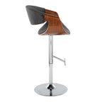Curvo - Mid Century Modern Adjustable Barstool With Swivel (#2)