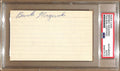 Bronko Nagurski HOF Autographed 3x5 Index Card Chicago Bears PSA/DNA 179068