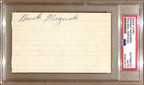 Bronko Nagurski HOF Autographed 3x5 Index Card Chicago Bears PSA/DNA 179068