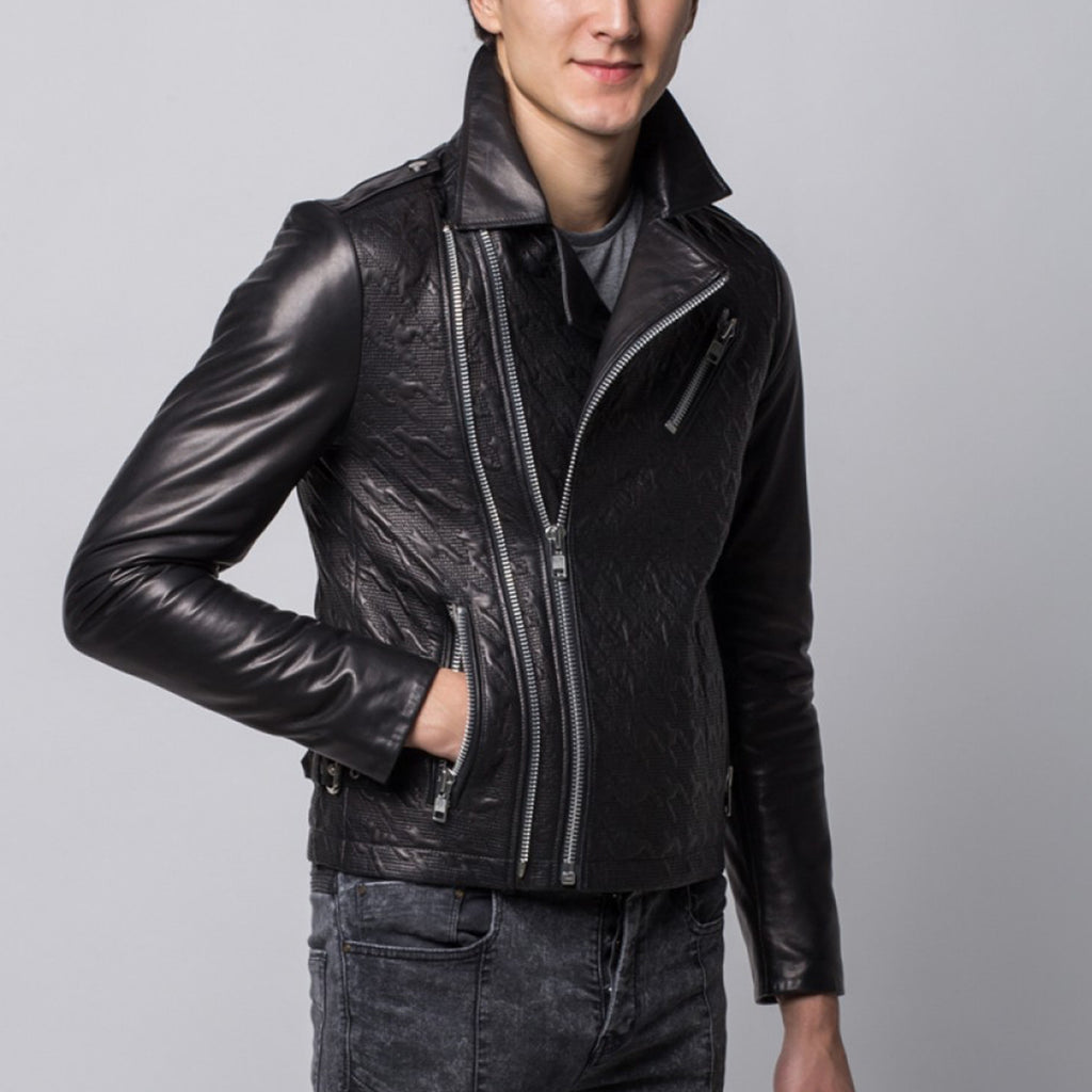 Cael Leather Jacket // Black