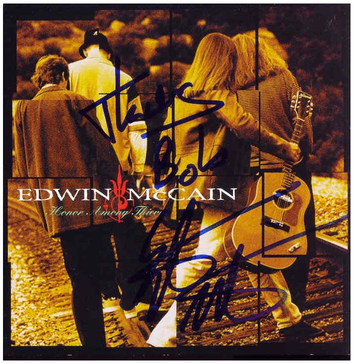 EDWIN MCCAIN Autographed Signed CD COVER-UACC RD