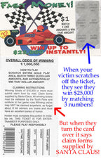 100 Fake Lotto Tickets – Hilarious Prank Gag Gift! 🎟️😂