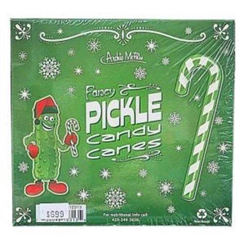 PICKLE Dill Flavored Candy Canes - Funny Christmas Gag Joke Gift - Archie McPhee