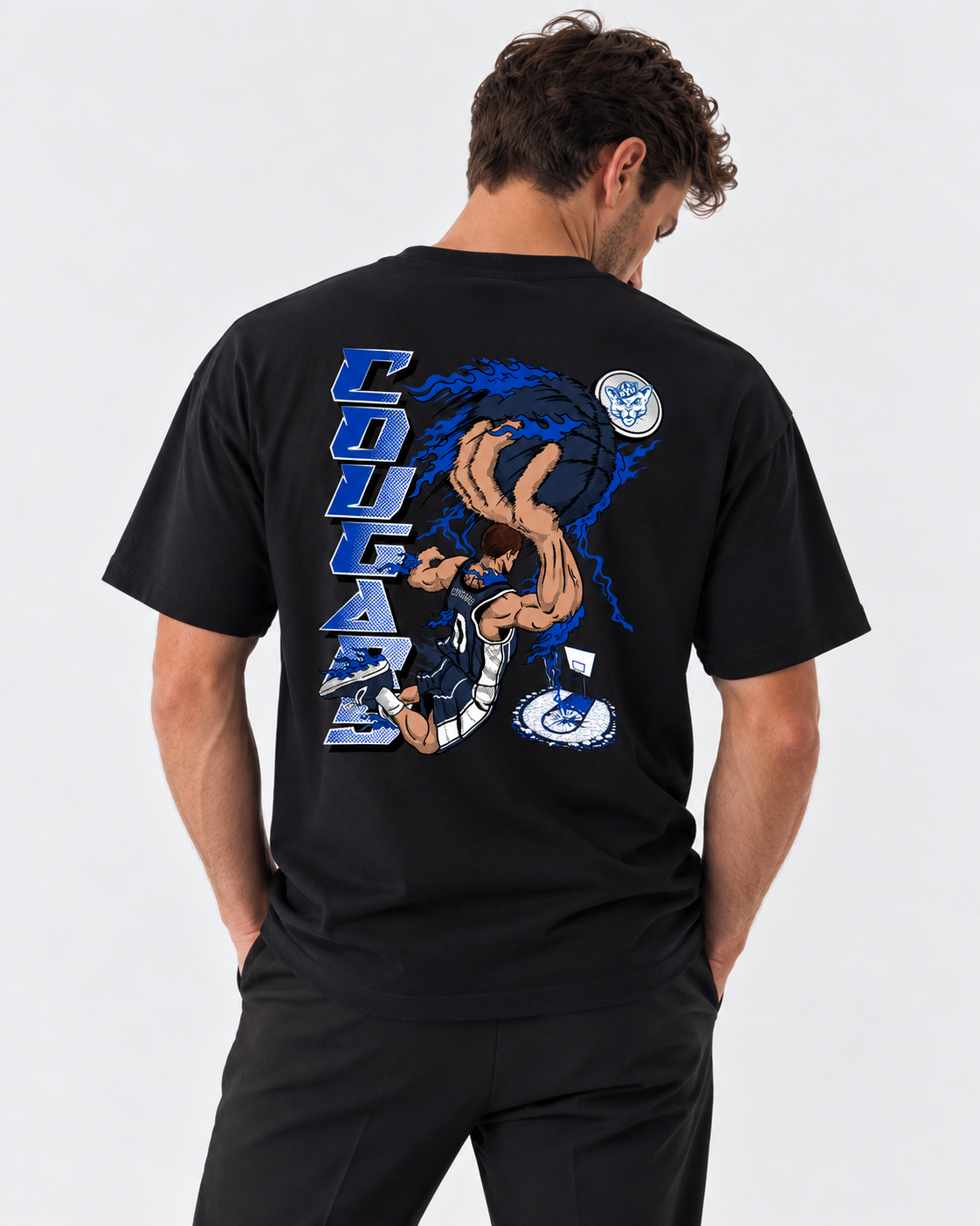 BYU Slam Dunk Faze Heavyweight Tee Black