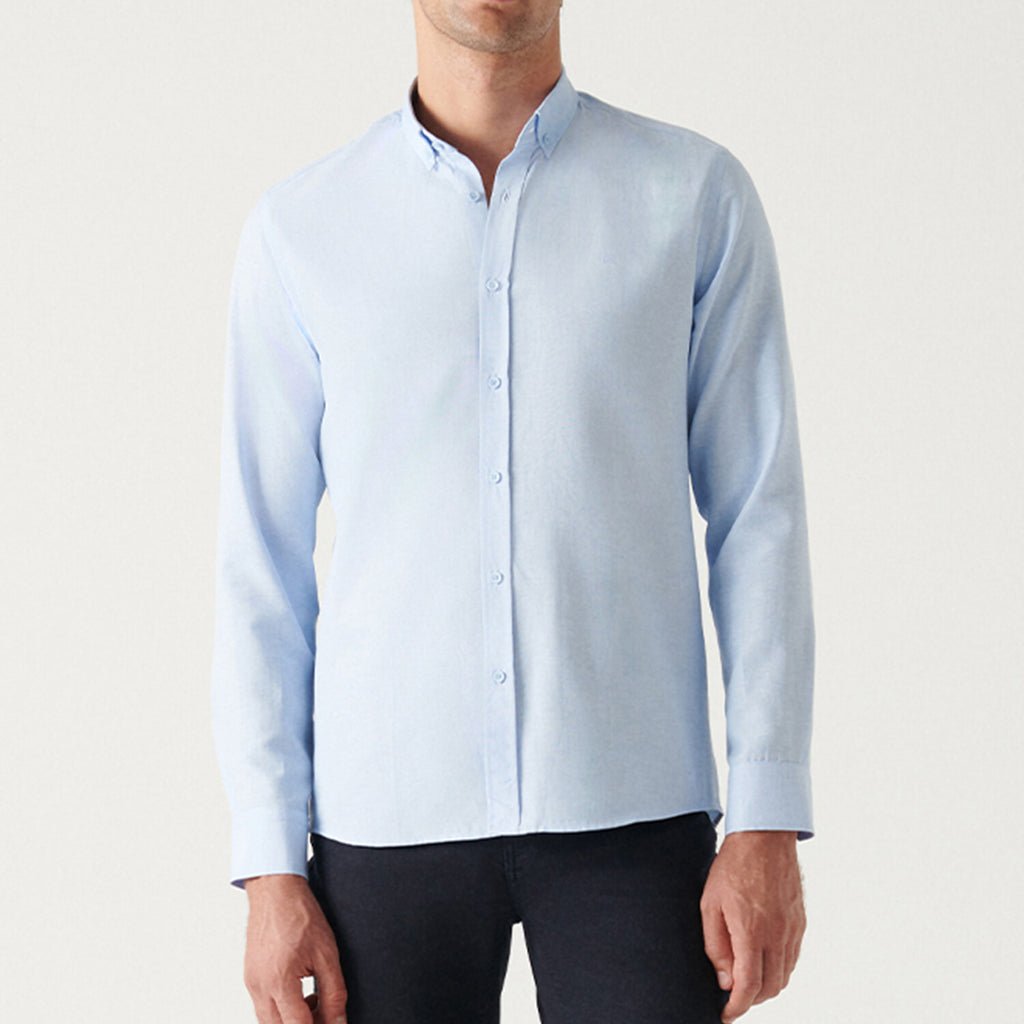 Oxford Regular Fit Shirt // Light Blue
