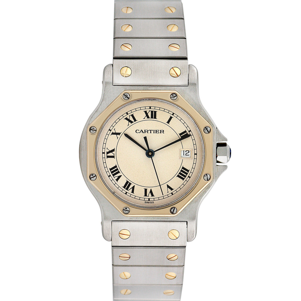 Cartier Ladies Santos Octagon Quartz // 187902 // Pre-Owned