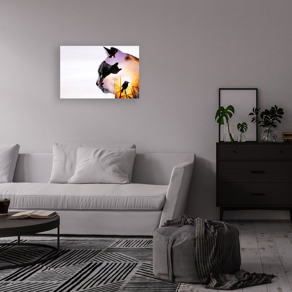 Cats Print On Acrylic Glass by Paul Haag