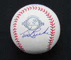 Tim Burke Signed/Auto Yankees 100th OML Baseball JSA 186733