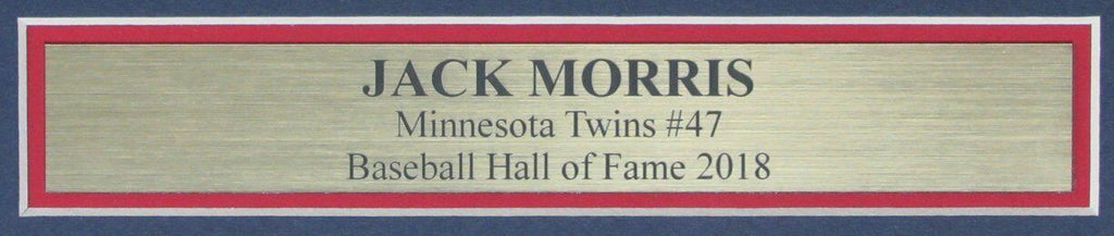 Jack Morris HOF Twins Signed/Autographed 8x10 Photo Framed JSA 164103