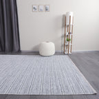 Chenille Woven Rug // Blue