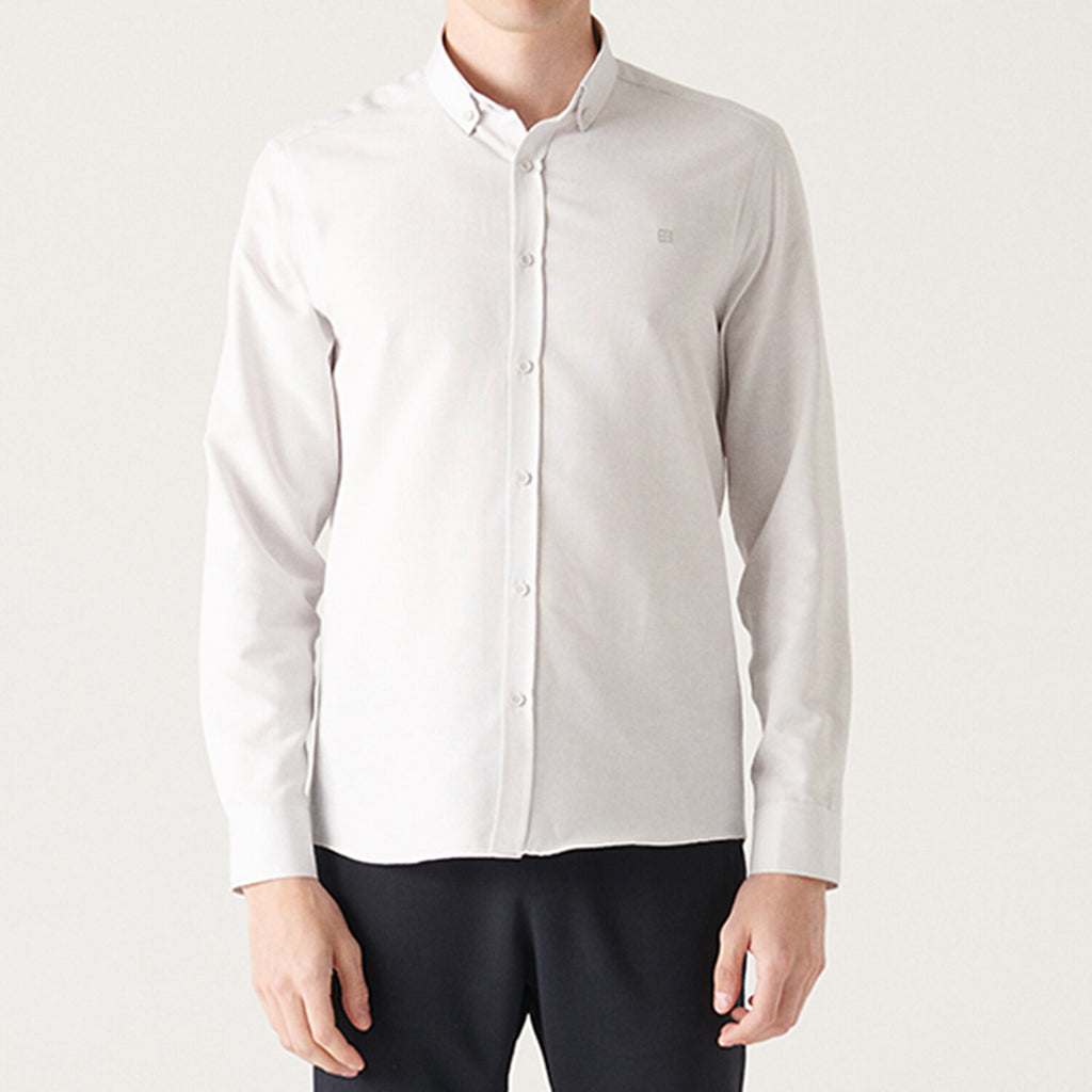 Oxford Regular Fit Shirt // Gray