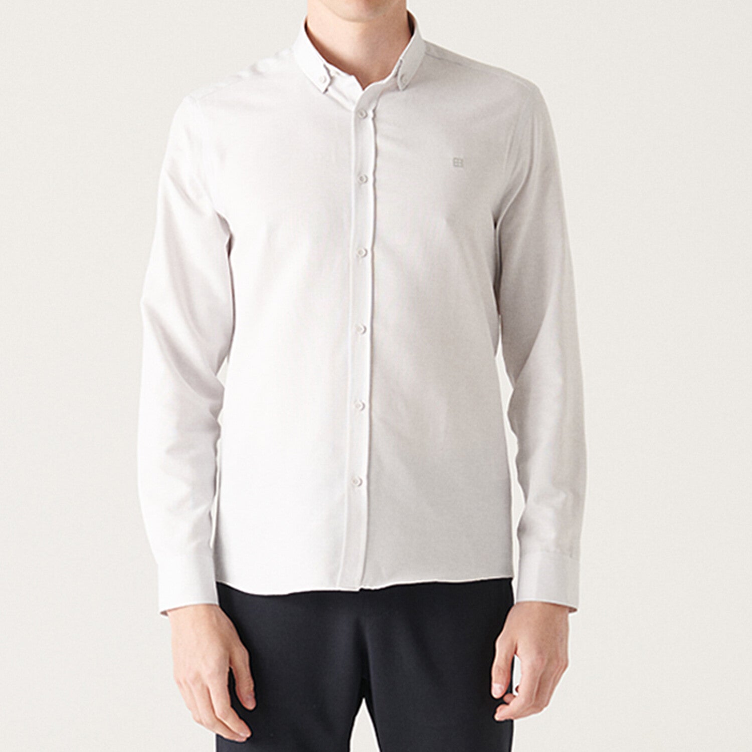 Oxford Regular Fit Shirt // Gray