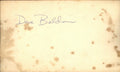 Dave Baldwin White Sox/Brewers Signed/Autographed  3x5 Index Card 162633