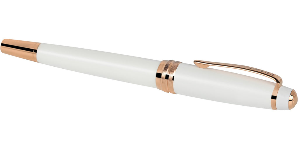 Bailey™ Pearlescent White Lacquer Fine Nib Fountain Pen