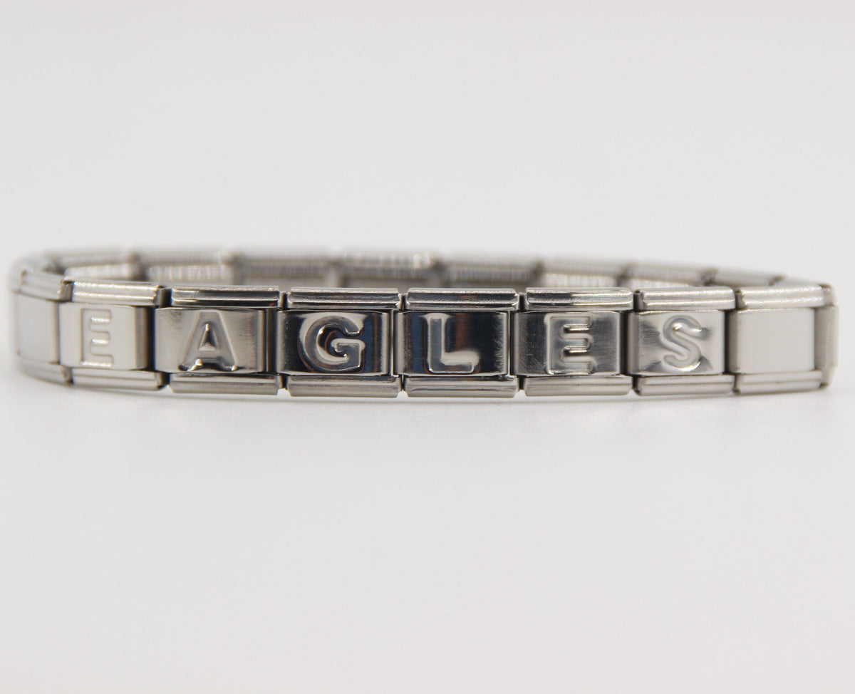 GO BIRDS  Italian Charm Bracelet -Game Day & Special Gift for Eagles Fans