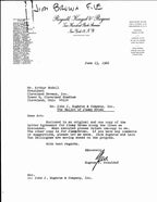 June 1966 Letters to Art Modell and Jim Brown regarding Jim Brown Ballet 145011