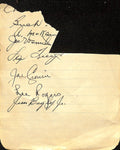 1938 Boston Red Sox Multi Signed 5x6 Cut Cronin/Vosmick/McCain/Rogers 187849