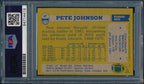 1982 TOPPS Pete Johnson #47 Card Signed Bengals PSA/DNA 176668