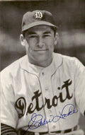 Eddie Lake Tigers d. 1995 Signed/Autographed 3x5  Photo 178535