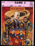September 29, 1990 Pitt vs. West Virginia College Football Game Ticket Stub