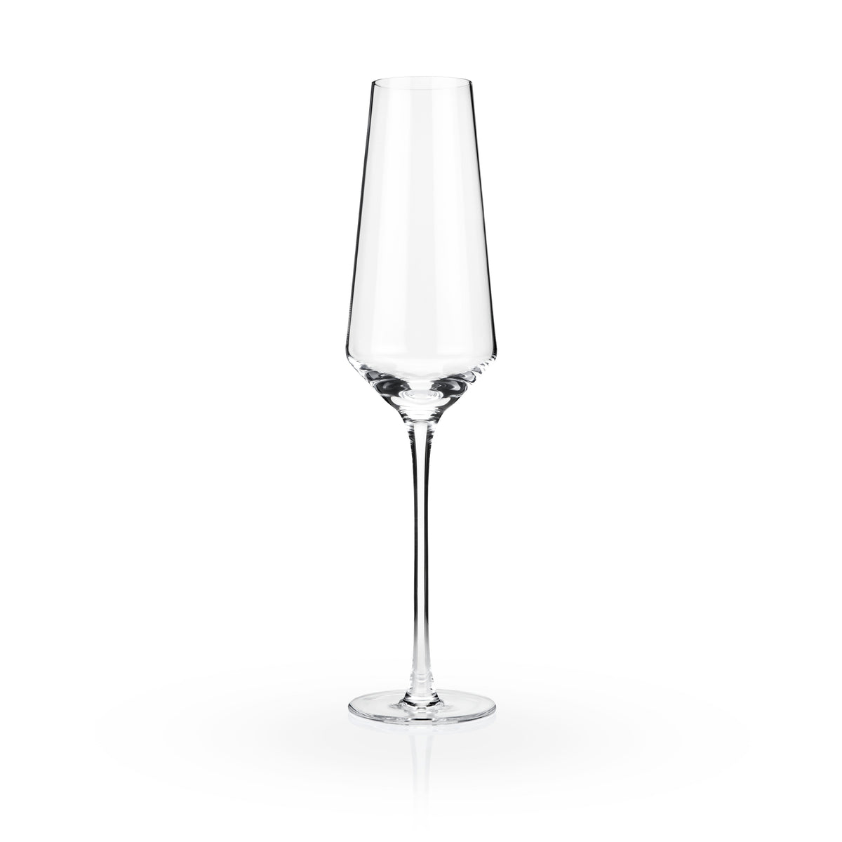 Raye Angled Crystal Champagne Flutes Set of 2