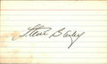 Steve Bailey Cleveland Indians Signed/Autographed 3x5 Index Card 162583
