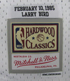 Larry Bird Autographed White NBA All-Star Mitchell & Ness Jersey PSA/DNA 179390