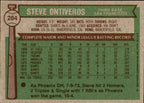 Steve Ontiveros Autographed 1976 TOPPS Card #284 San Francisco Giants 183296