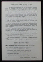 1970 NFL AFC Championship Game Media/Press Guide Raiders vs. Colts 188817