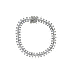 Cubic Zirconium Tennis Bracelet Sterling Silver