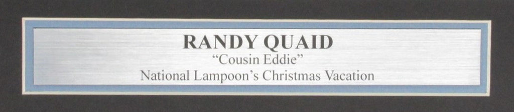 Randy Quaid Autographed/Inscr 16x20 Photo "Christmas Vacation" Framed JSA 193283