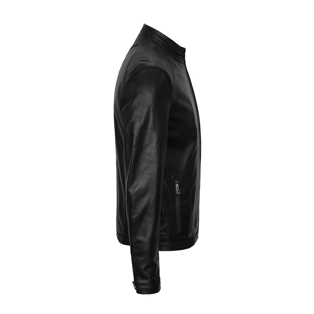 Mock Neck Jacket // Black