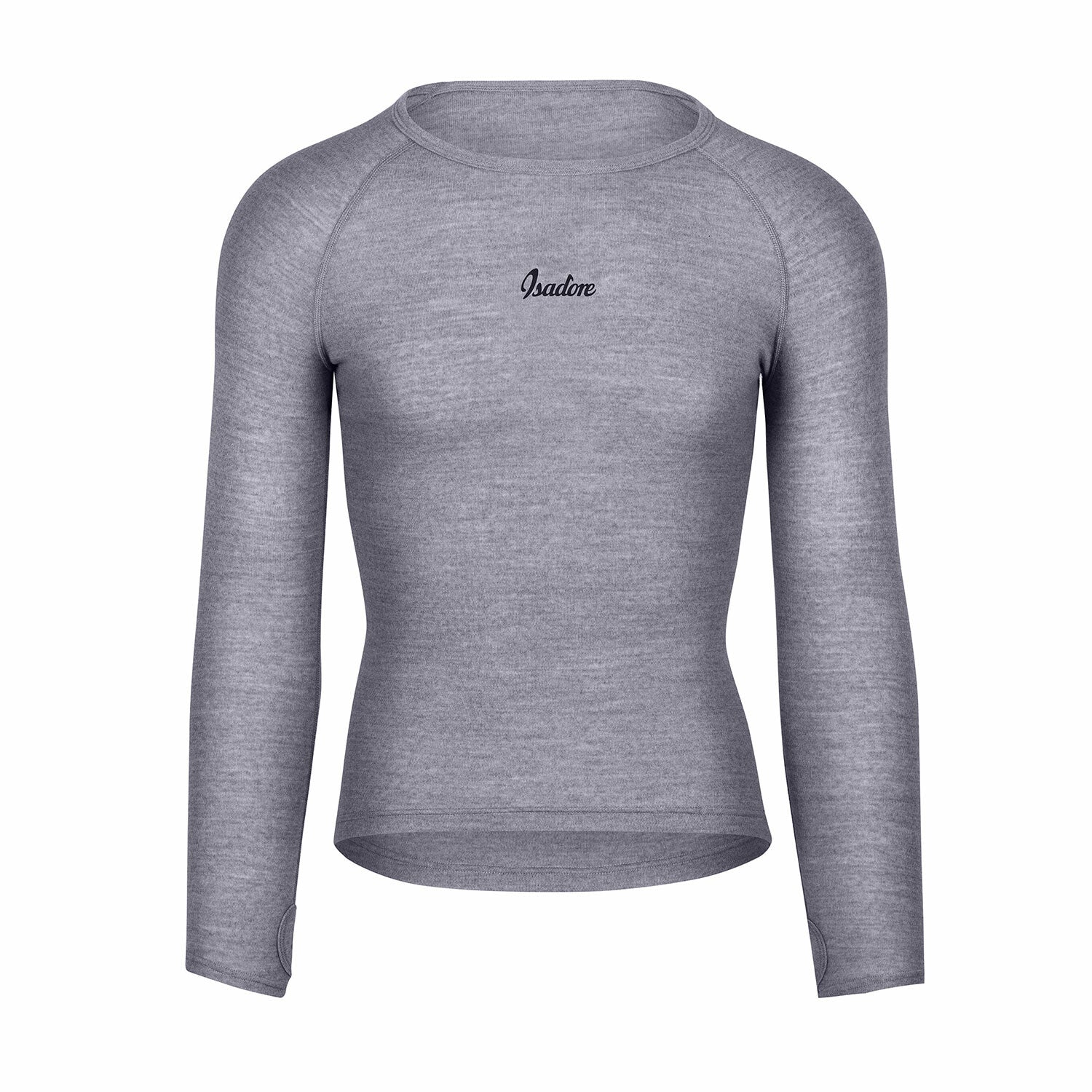 Stefano Merino Long Sleeve Base Layer // Gray