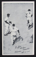 1936 National Chicle Baseball Fine Pen Premium R313 "Dykes Catches Crosetti"