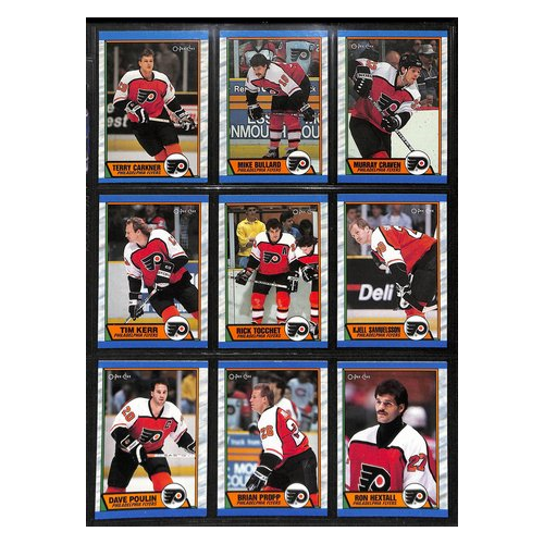 Lot of (52) 1990's O-Pee-Chee OPC Hockey Flyers Cards 192485