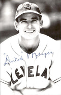 Ditch Meyer Indians d. 2003 Signed/Autographed 3x5  Photo 178634