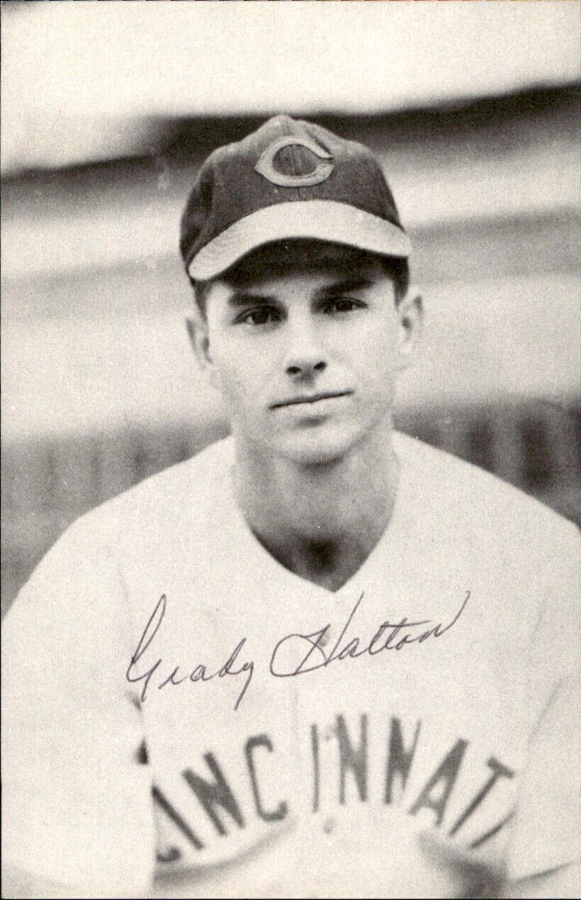 Grady Hatton Reds d. 2013 Signed/Autographed 3x5  Photo 178442