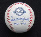 Bill Monboquette Signed/Auto Yankees 100th OML Baseball JSA Inscr  186887