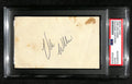 Van Williams Signed 3x5 Index Card "Green Hornet" PSA/DNA 184310