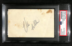 Van Williams Signed 3x5 Index Card "Green Hornet" PSA/DNA 184310