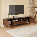 TV Stand With Drawers - Walnut
