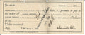 Bert Bell Signed/Autographed Philadelphia Eagles 1938 Bank Check 150301