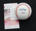 Paul Assenmacher Signed/Auto Yankees 100th OML Baseball JSA 186744